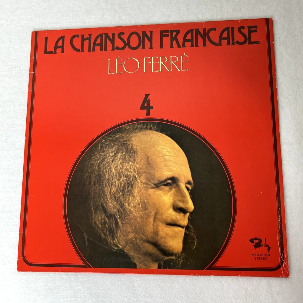Leo Ferre La Chanson Francaise 4 Vinyl Record